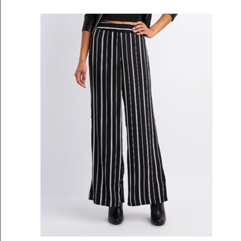 💀Charlotte Russe Striped Wide Palazzo Pants💀